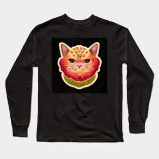 Strawberry Cat Long Sleeve T-Shirt